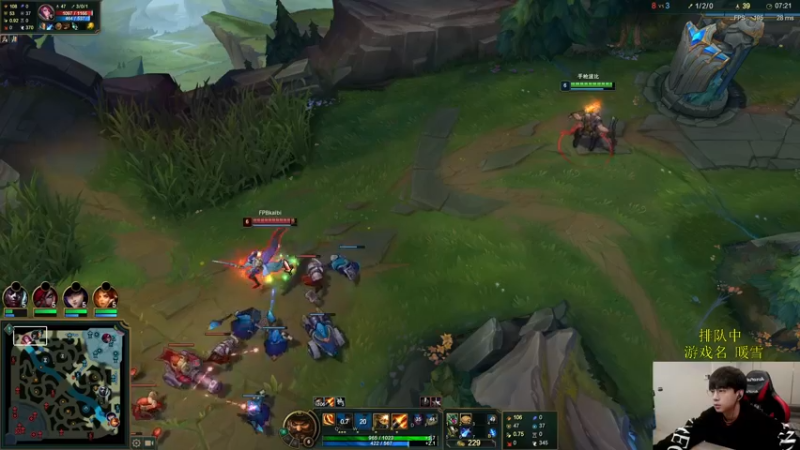 【2022-01-26 13点场】普朗东丷：峡谷之巅之我是大霉B