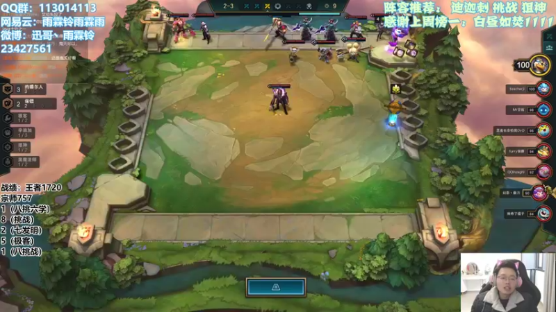 【2022-01-26 13点场】迅哥丶雨霖铃：王者局全阵容教学！