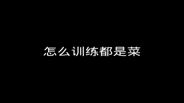 怎么训练都是菜