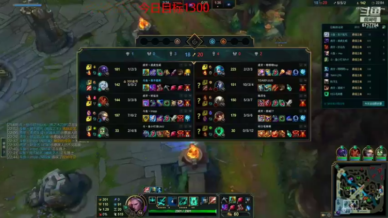 【2022-01-27 21点场】峡谷杀神酱油瓶：峡谷最高分豹女