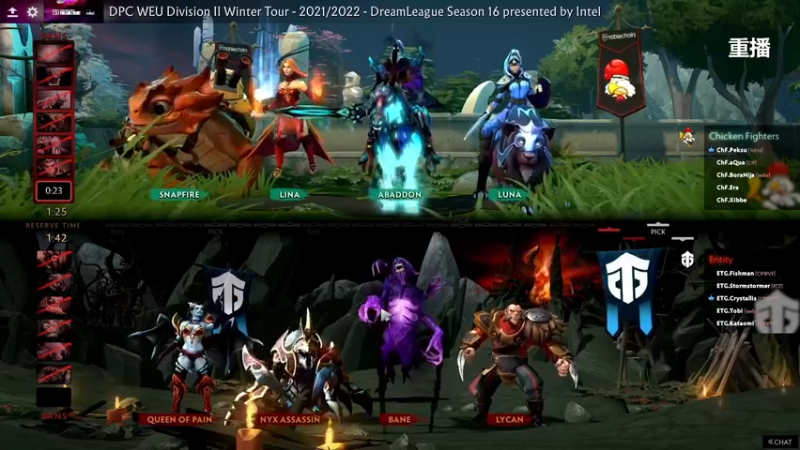 【2022-01-28 05点场】斗鱼DOTA2赛事频道：【重播】DPC西欧赛区