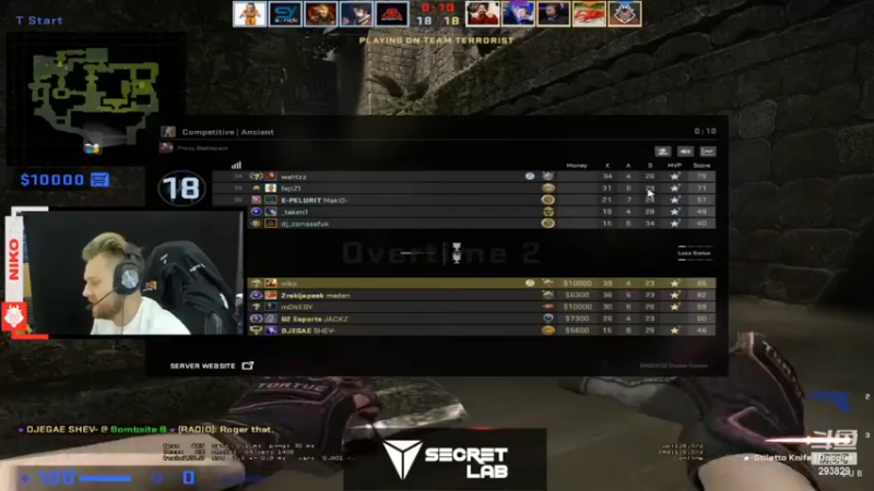 【2022-01-27 21点场】CSGO解说伟伟：最新Niko simple才艺 11点播