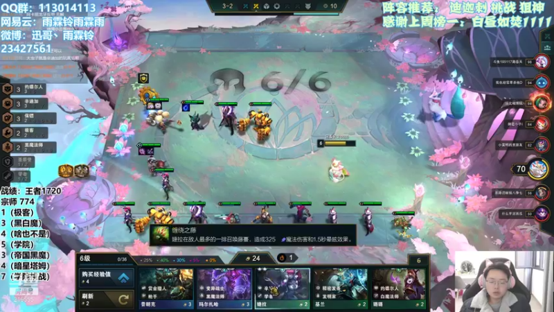 【2022-01-28 15点场】迅哥丶雨霖铃：王者局全阵容教学！