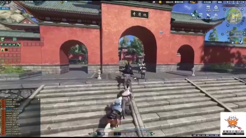 天刀新大区，骑马进华清寺
