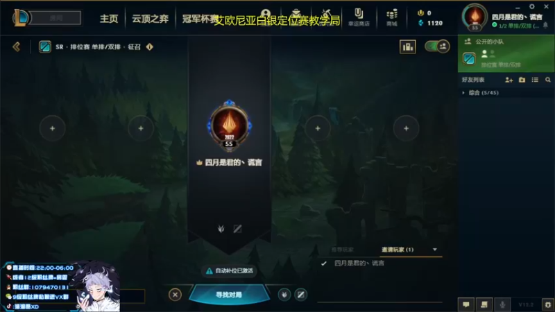 【2022-01-28 22点场】溜溜酷XD：王者打野教你光速上分