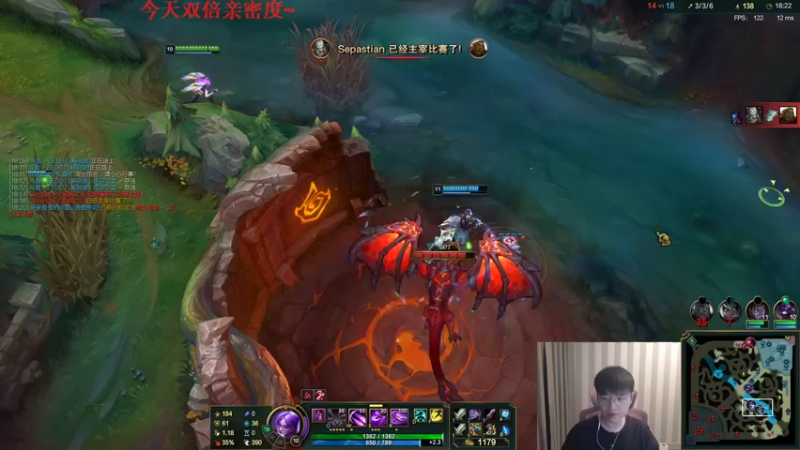 【2022-01-29 18点场】微笑：微笑：峡谷之巅泽丽KING反向冲分！