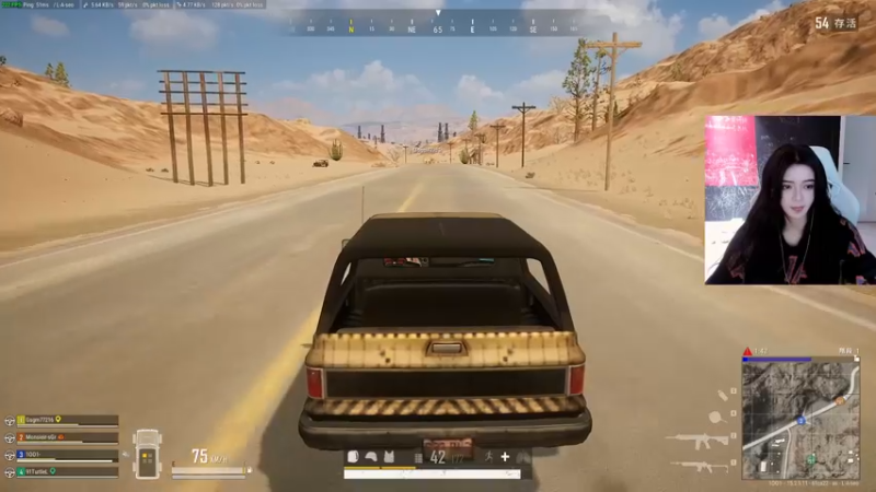 【2022-01-29 15点场】野生小师妹：【PUBG素质最高女主波】