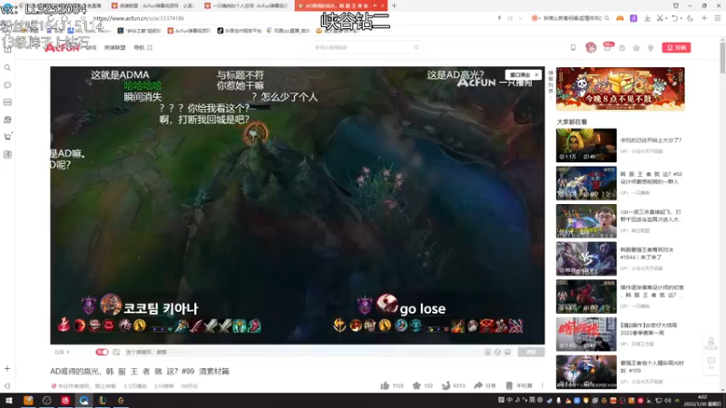 【2022-01-30 04点场】风霖zzz：峡谷之巅  出击小丑人！
