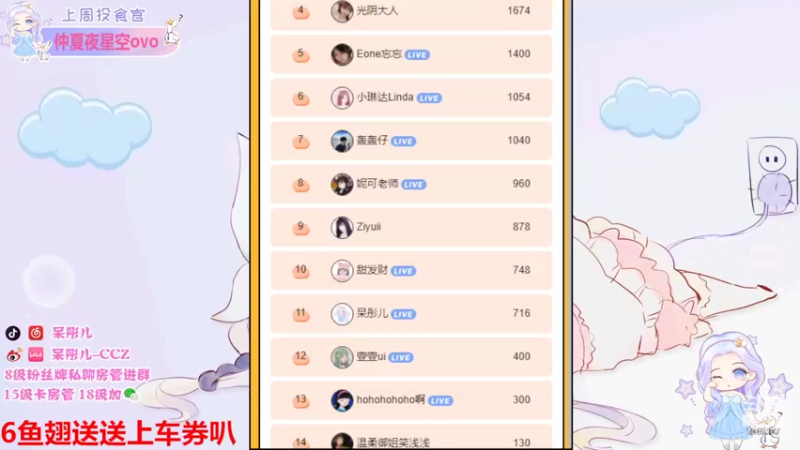 【2022-01-30 00点场】呆彤儿：周末快乐呀~鹅鹅们~