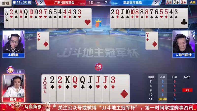 【2022-01-31 07点场】JJ斗地主官方：经典战役回顾 488743