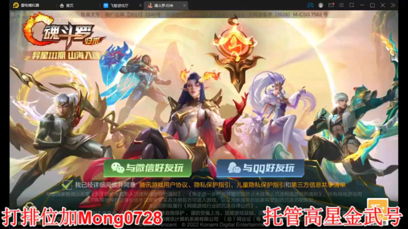 【2022-01-26 11点场】魂丶莫名屮：找我排位，免费副本