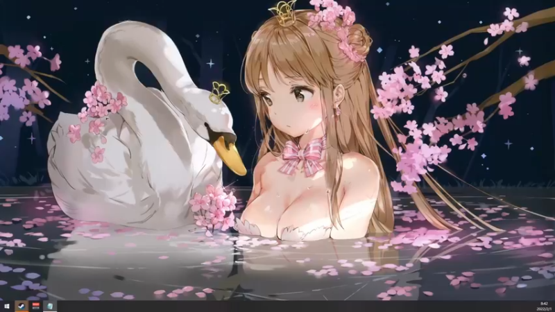 【2022-02-01 08点场】美美干嘛呢：❤️美美❤猜猜我在玩什么