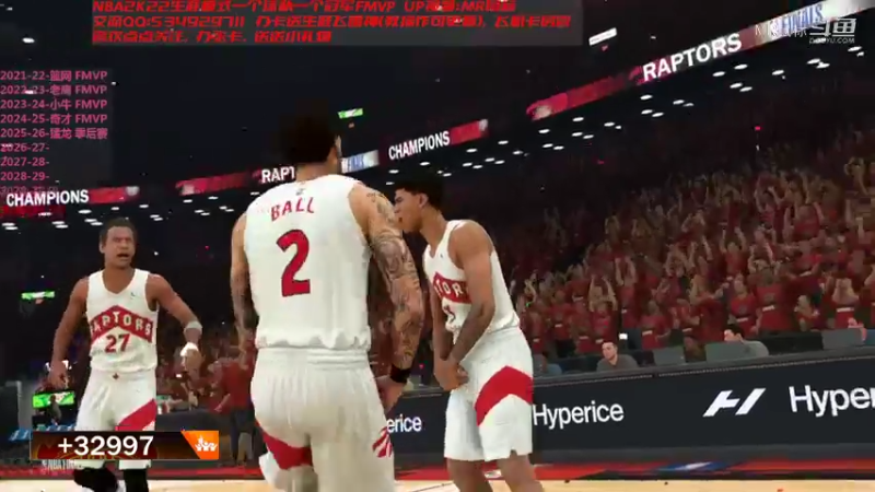 【NBA2K】MR鼠标的第五冠猛龙冠军