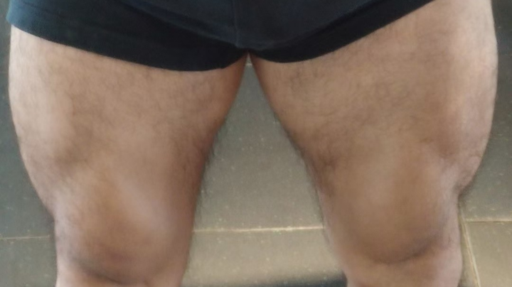 腿部训练热情如火。