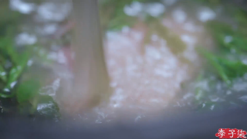 我在斗鱼看李子柒liziqi直播美食