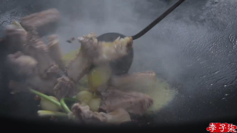 我在斗鱼看李子柒liziqi直播美食