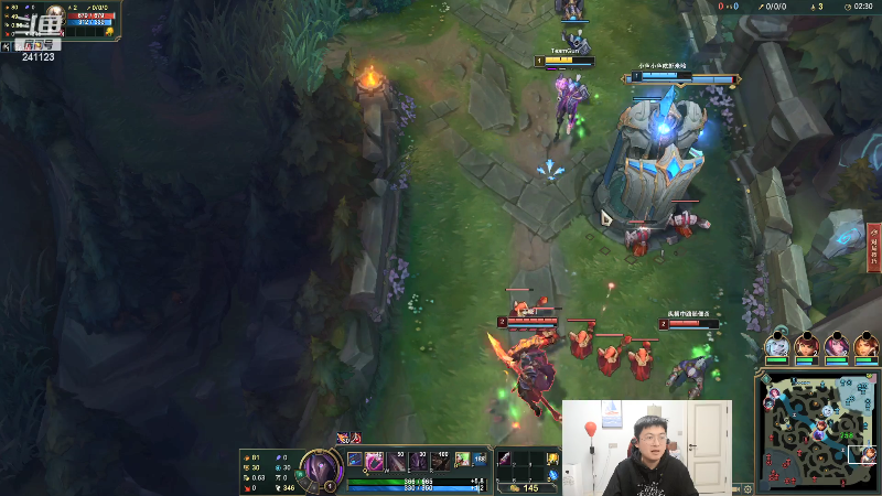 我在斗鱼看火力堂主直播户外