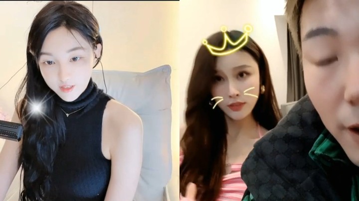 小王哥和美女直播连麦，美女很漂亮啊