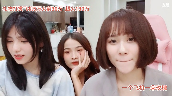 美女果果不会说绕口令，太难了，龙哥可爱啊
