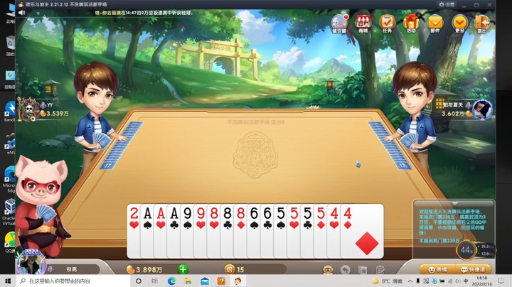 【欢乐斗地主】路小轩的精彩时刻 20220216 14点场