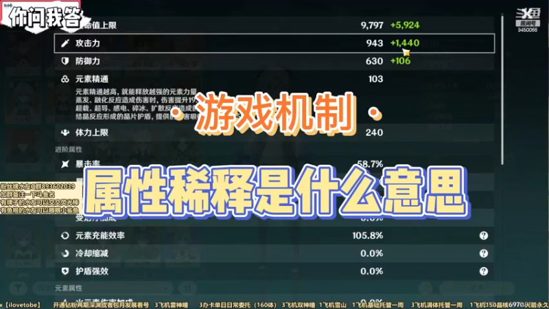 【原神】你问我答-属性稀释是什么意思