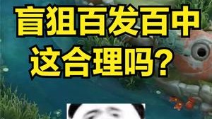 盲狙百发百中，兄弟们这合理吗？