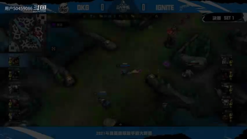 2021斗鱼LOL手游大师赛总决赛IGNITEvsDKG Game1 赛娜极限塔杀