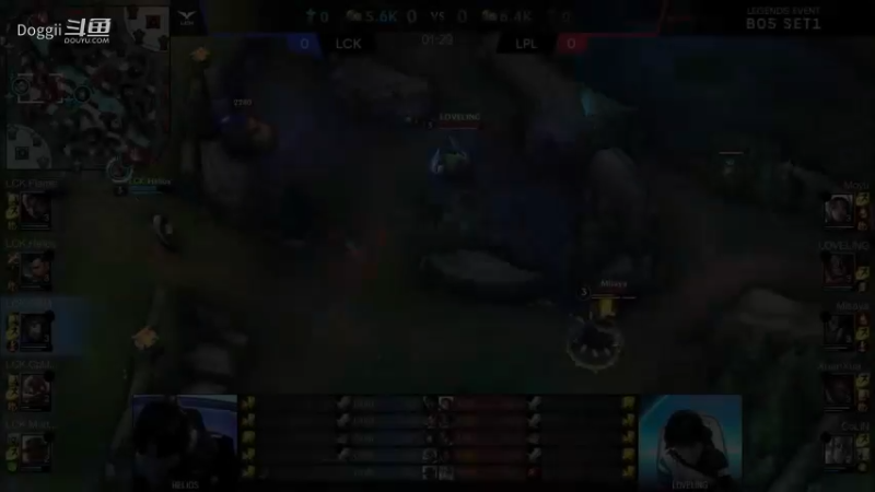 2021LOL手游季前交流赛LPLvsLCK G1 刀妹双杀