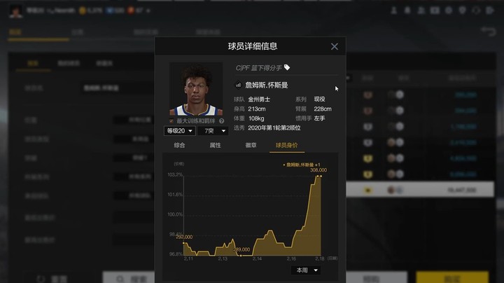 【2KOL2】20届新秀分析：怀斯曼