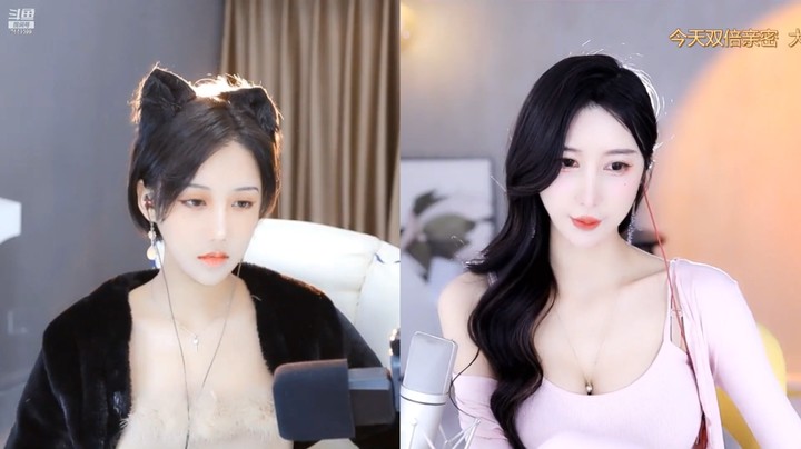温柠美女小姐姐今天穿的好漂亮啊，粉色衣服好啊