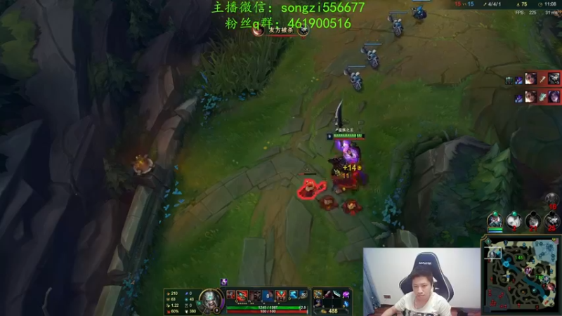 【2022-02-21 05点场】douyu丶松子：蛮王：版本最强上单 选了包赢