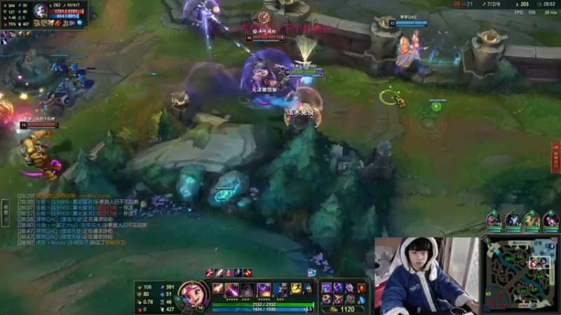 【2022-02-19 15点场】自宇666：峡谷1300分中单把把乱杀教学！