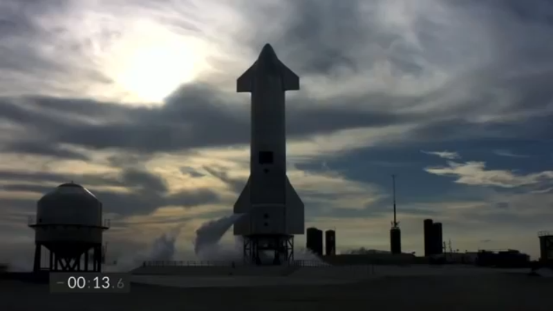 SpaceX SN10  首次 登陆
