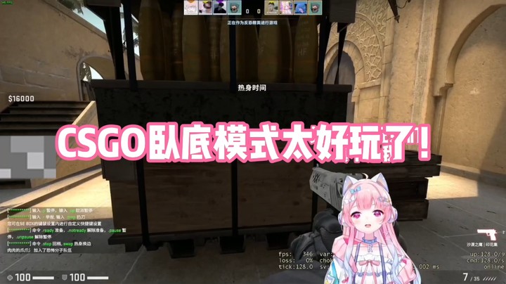 【肉肉】CSGO卧底模式太好玩了！！