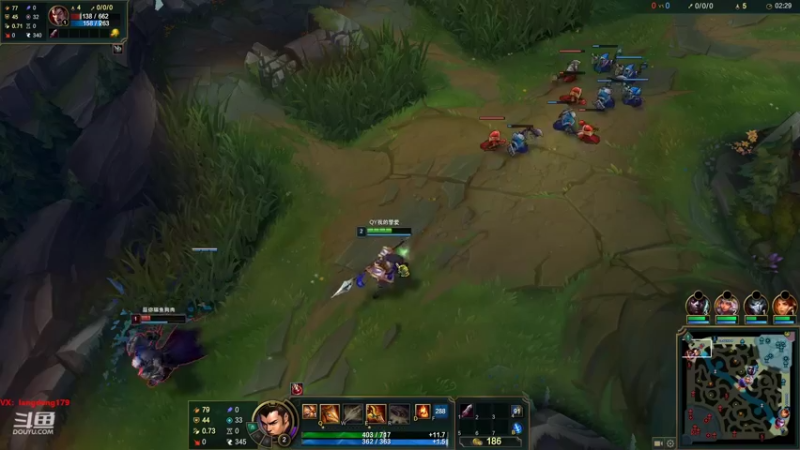 【2022-02-23 12点场】浪灯丶：上单赵信，1V5出装思路教学