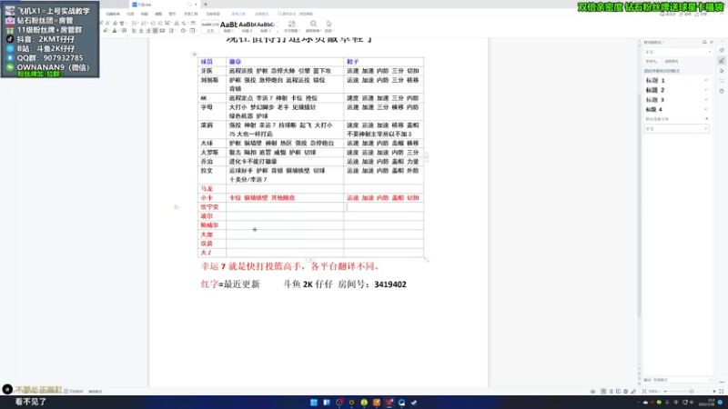 【2022-02-26 03点场】2K仔仔：仔仔：暗物质小卡 奥胖 状元康宁汉姆