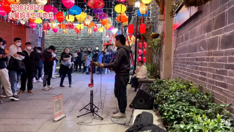 【2022-02-26 20点场】主播阿郎：南昌万寿宫卖唱