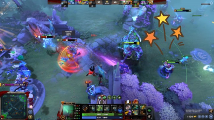 美滋滋【DOTA2】牛健子983的四号位尸王穿新衣躺赢时刻