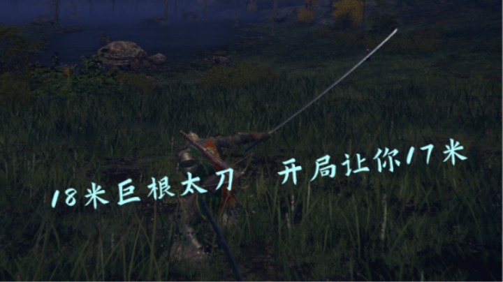 【艾尔登法环】18米巨根太刀 开局让你17米