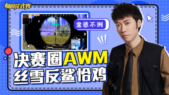 【每周花式秀】扫车腰射稳的雅痞！决赛圈AWM丝雪爆头恰鸡