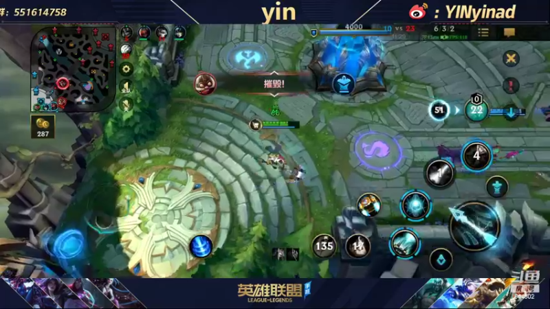 【2022-02-27 15点场】yin小哥：世界第一卡莎 Q区千分王者