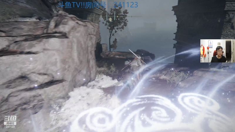 我在斗鱼看火力堂主直播户外