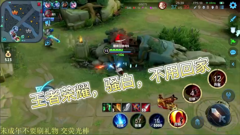 王者荣耀，骚白，不用回家