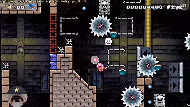 我在斗鱼看白白的胖胖呀直播马里奥制造