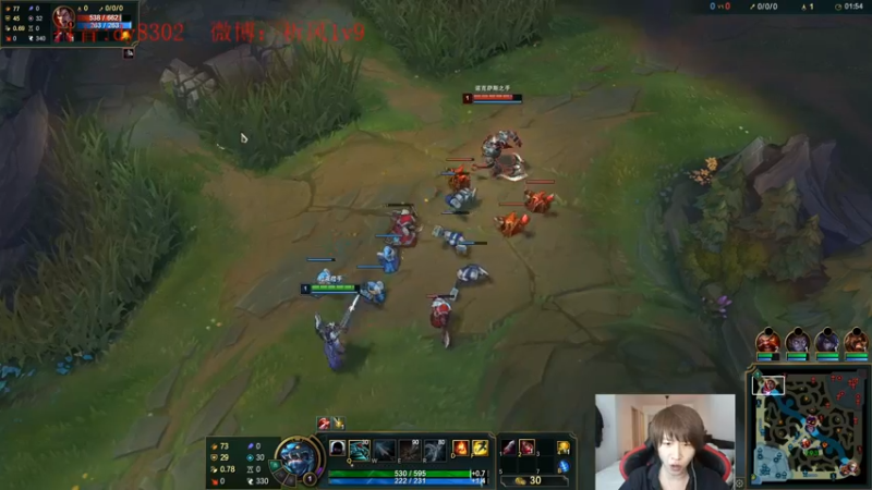 【2022-03-01 03点场】祈风1v9：国服第一VN！一个打八百多个！