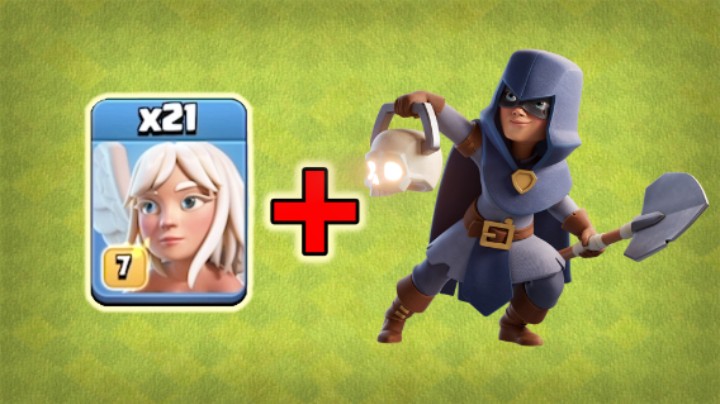 部落冲突：21天使加飞盾战神是什么体验？