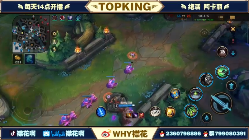 【2022-03-01 16点场】襟花啊：国一阿卡丽把把五杀