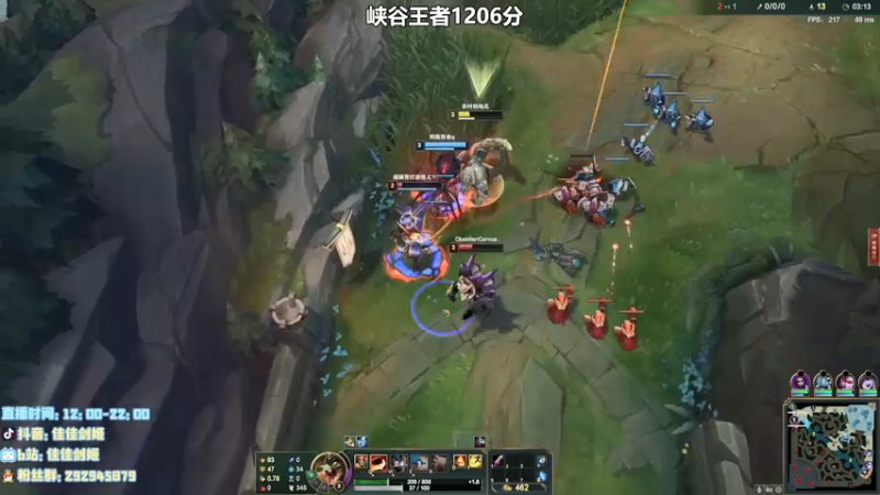 【2022-03-01 19点场】佳佳剑姬：峡谷之巅千分剑姬
