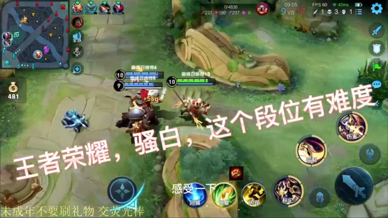 王者荣耀，骚白，这个段位有难度