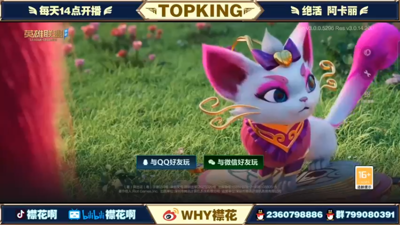 【2022-03-04 14点场】襟花啊：国一阿卡丽大号维护乱杀